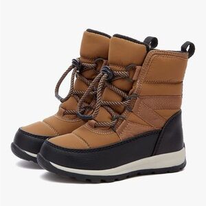 Winter boots leather waterproof